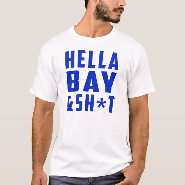 Camiseta Baía de Hella (azul) (Frente)
