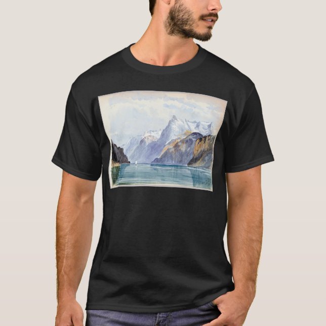 Camiseta Baía de John Singer Sargent de Uri, Brunnen (Frente)