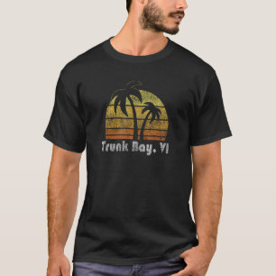 Camiseta Baía de Trunk Bay das Ilhas Virgens
