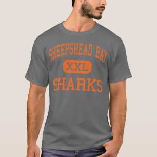 Camiseta Baía do Sheepshead - tubarões - alta - Brooklyn
