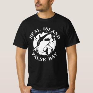 Camiseta Baía Falsa De Seal Island - Mergulho De Scuba Com