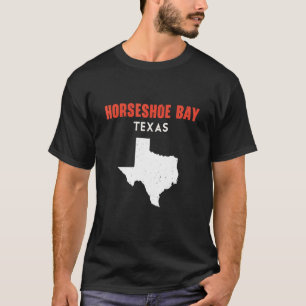 Camiseta Baía Horseshoe Texas EUA Estado América Viagem Tex