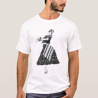 Camiseta Baiana Preto e Branco