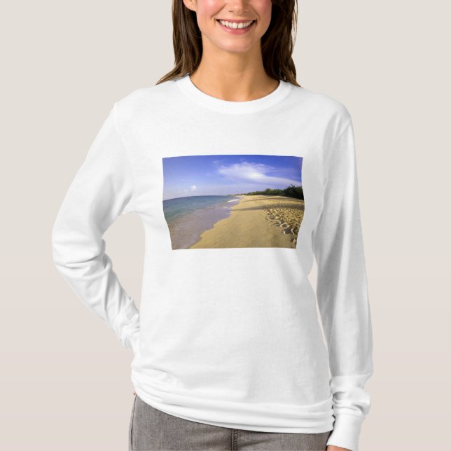 Camiseta Baie Longue Bay Beach, Rua. (Frente)