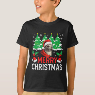 Camiseta Baikal Seal Natal Pajama Figurino para Xmas Holi