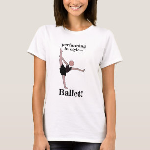 Camiseta Bailarina Dançarina de Ballet Performando com Esti