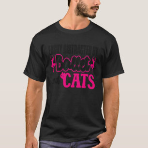 Camiseta Bailarina Dançarina Gata Bailarina Facilmente Dist