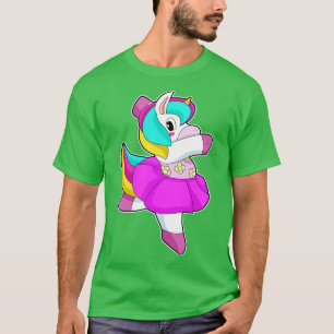 Camiseta Bailarina de Ballet Unicórnio
