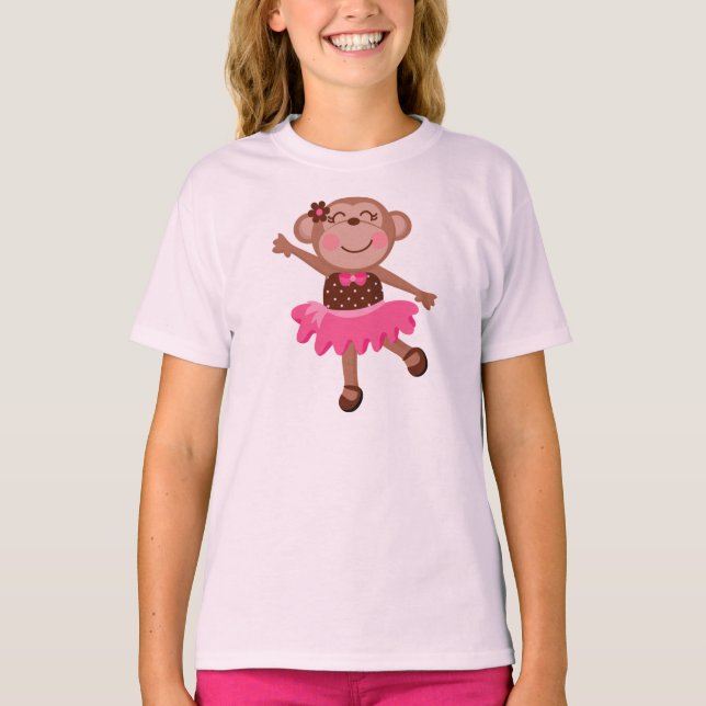Camiseta Bailarina do macaco (Frente)