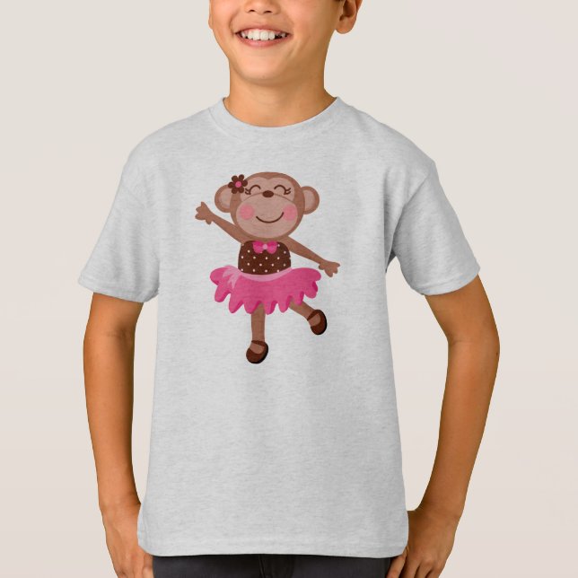 Camiseta Bailarina do macaco (Frente)
