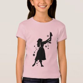 Camiseta Bailarina e Nutcracker no Natal