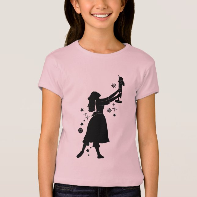 Camiseta Bailarina e Nutcracker no Natal (Frente)