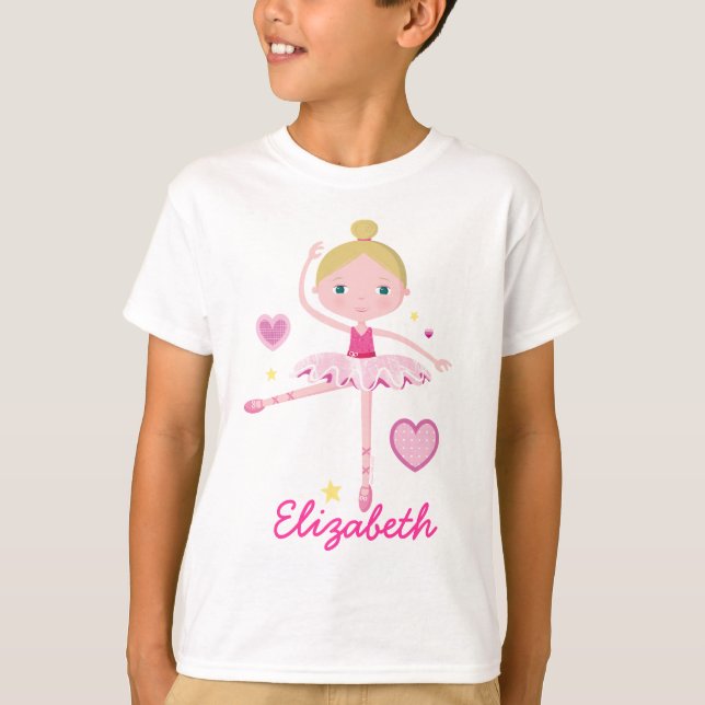 Camiseta Bailarina personalizada A (Frente)