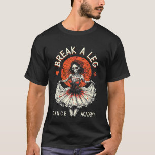 Camiseta Bailarina Zumbi Academia de Dança Bailarina Engraç