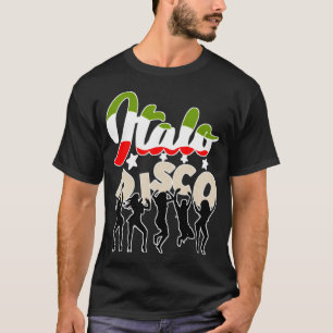 Camiseta Bailarinos de Italo Disco 1983 - Bandeira Italiana