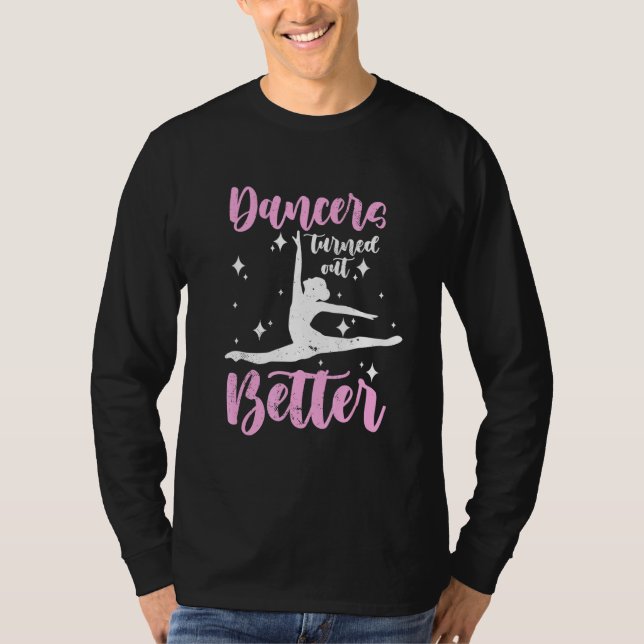 Camiseta Bailarinos se saem melhor dançando (Frente)