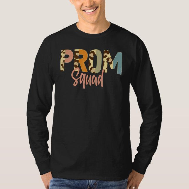 Camiseta Baile de formatura Gráfico Leopard  Squad 2022 Gra (Frente)