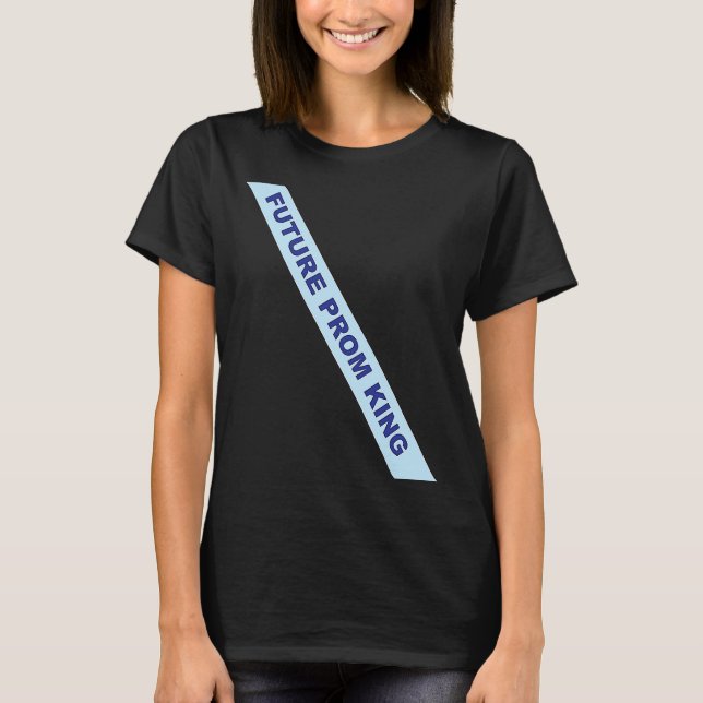 Camiseta Baile de formatura King Sash do Baile de formatura (Frente)