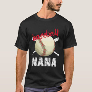 Camiseta Baile Ortoada Nana Baseball Maior Mães Da Família