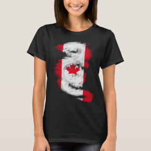 Camiseta Bailes de dragão trippy EDM techno Canadá Canadia