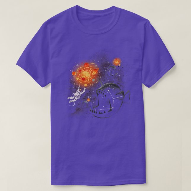 Camiseta Bait espacial (Frente do Design)
