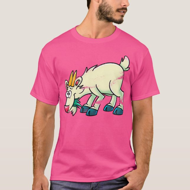 Camiseta Baivotas de Cabra Bonita Fazenda De Caprino Animal (Frente)