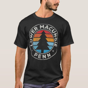 Camiseta Baixa Macungie Pensilvânia PA Vintage Ret Graphic