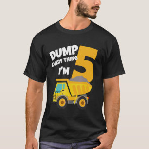 Camiseta Baixe tudo que eu sou 5 Aniversário Dump Garoto 5