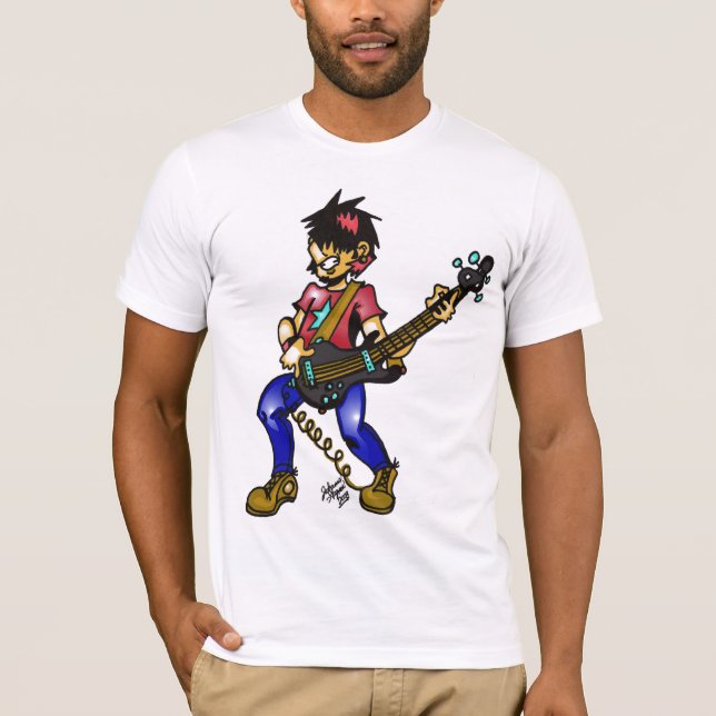 Camiseta baixista (Frente)
