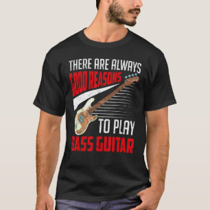 Camiseta Baixista Instrumento Musical Baixo