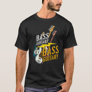 Camiseta Baixista Músico de Rock Tocador de Baixo Ba