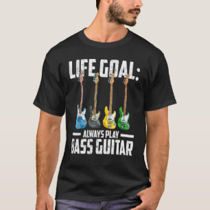 Camiseta Baixista Tocador de Baixo Música Rock Baixo