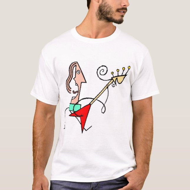 Camiseta Baixo abstrato (Frente)