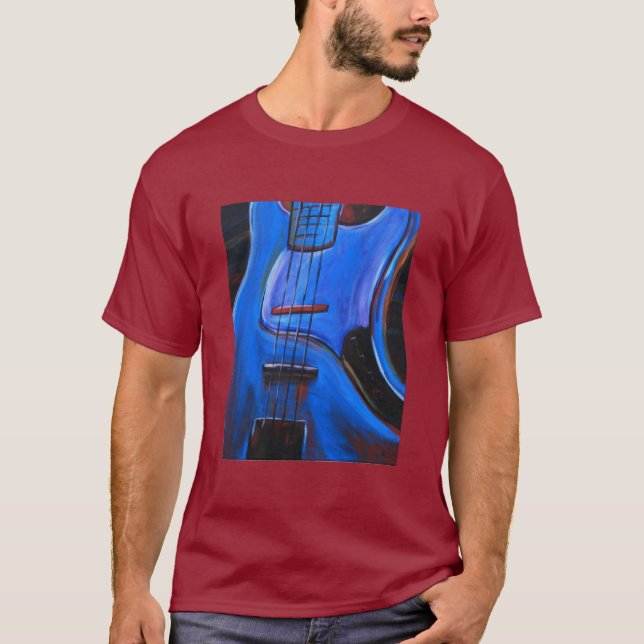 Camiseta baixo azul (Frente)