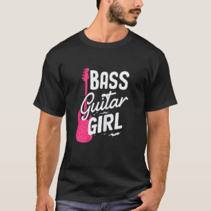 Camiseta Baixo  Baixista Mulheres E Garota Tocando Baixo