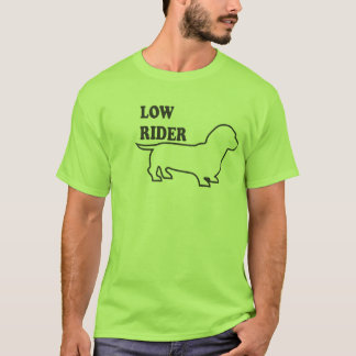 Camiseta Baixo cavaleiro, cão de Weiner