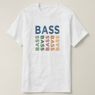 Camiseta Baixo colorido