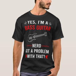 Camiseta Baixo com Problema Guitarrista de Baixo