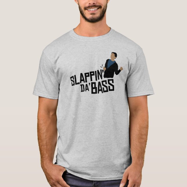 Camiseta baixo da Dinamarca do slappin (Frente)