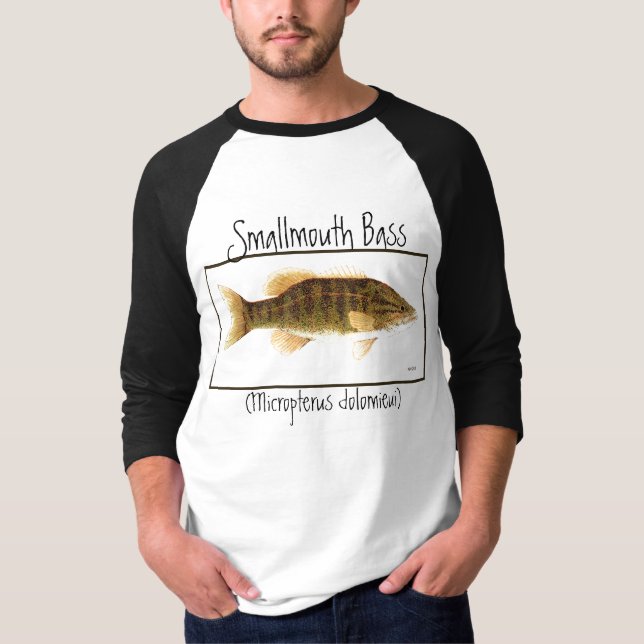 Camiseta Baixo de Smallmouth (Frente)
