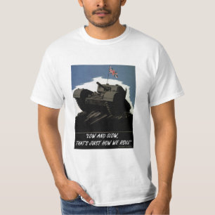 Camiseta Baixo e lento