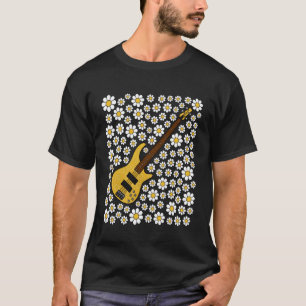 Camiseta Baixo Floral Flores Baixista Primavera Verão M