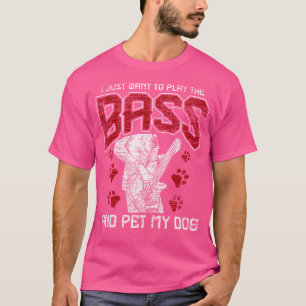 Camiseta Baixo Pet My Dog Baixista Baixo