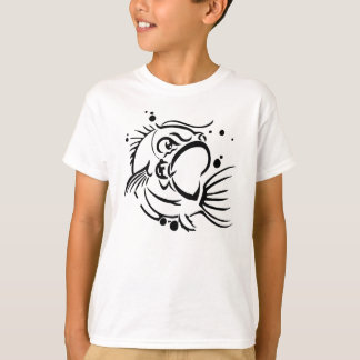 Camiseta baixo preto sólido