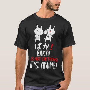 Camiseta Baka Rabbit Slap Idiot Japonês Seu Anime Não