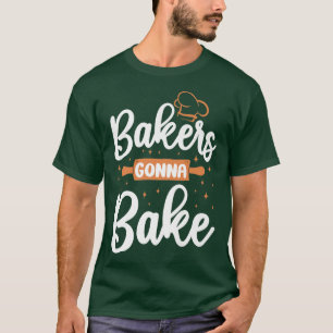 Camiseta Bake Baking Rolling Pin Pun