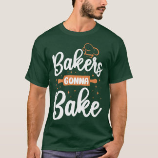 Camiseta Bake Baking Rolling Pin Pun 