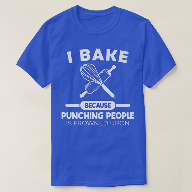 Camiseta Baker Baking Hobby Pie Cupcake Muffin Rosquinha (Frente do Design)