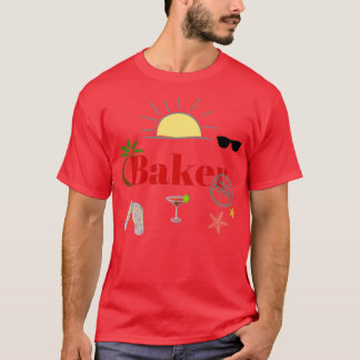 Camiseta Baker de férias