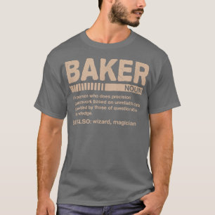 Camiseta Baker Definition Funny Fazendo Humor Patologia Che